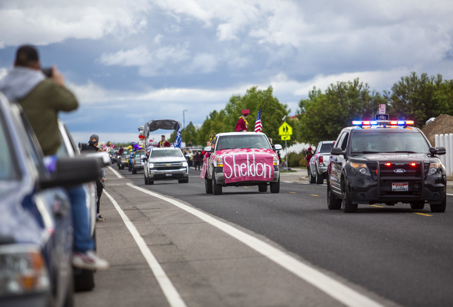 Canyon Ridge seniors honored in graduation parade